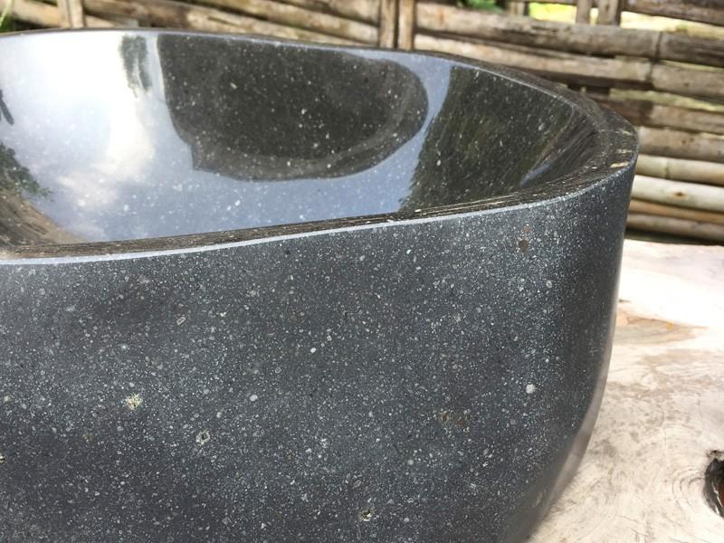 BUY POLISHED STONE SINK NOIR