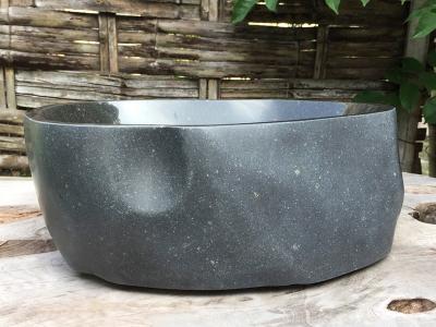 POLISHED STONE SINK NOIR