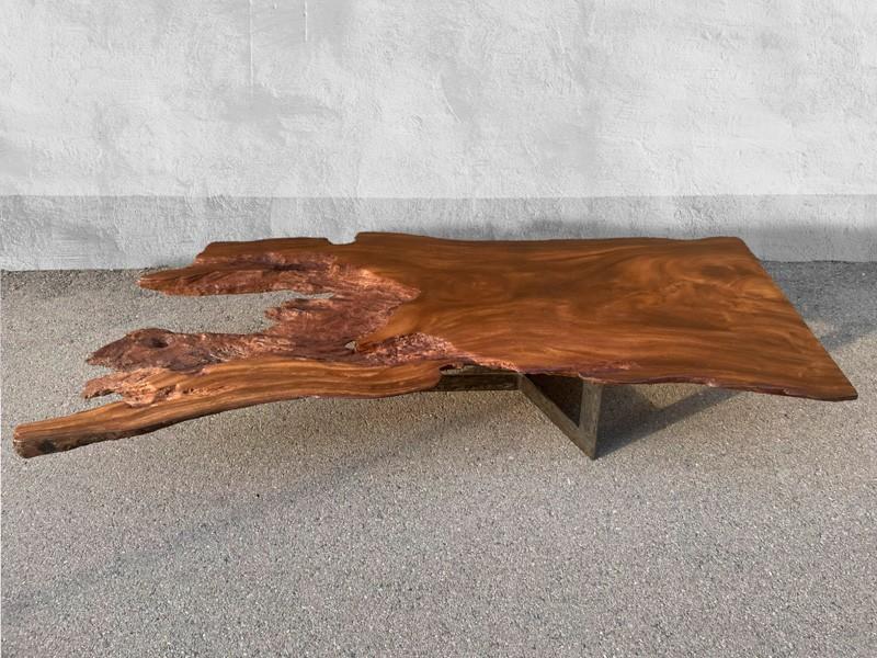 MESA DE CENTRO DE MADERA EXOTICA SAMANEA SAMAN