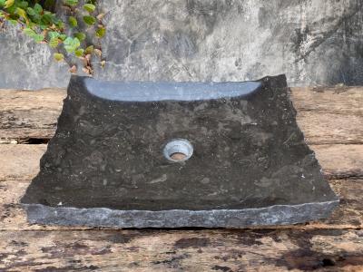 VASQUE EN PIERRE NATURELLE NOIRE LUANDA
