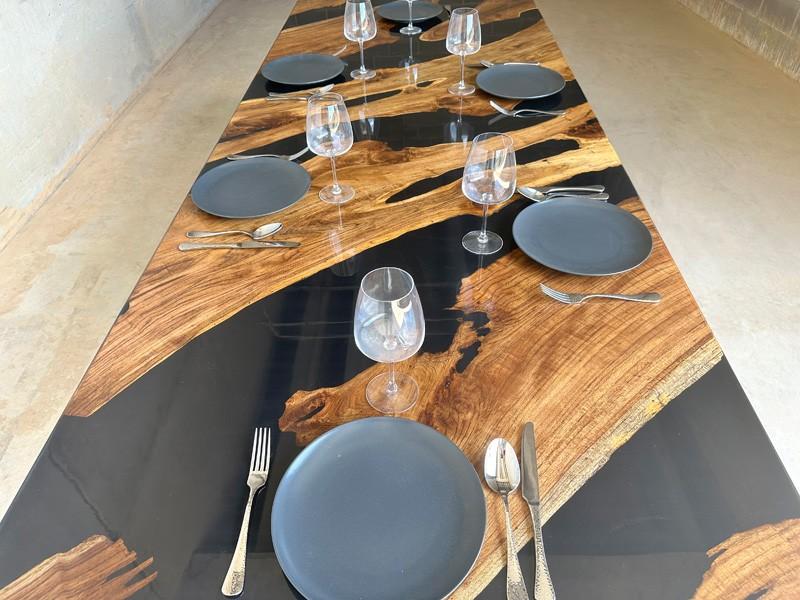 Patas de Mesa de Hierro y Madera para Comedor - Arrelart