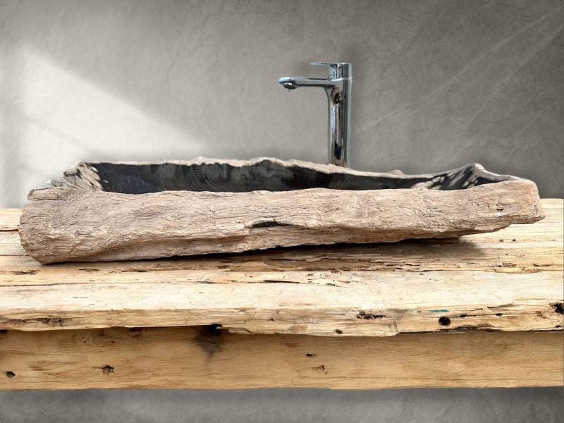VASQUE A POSER EN BOIS FOSSILISÉ TOULOUSE