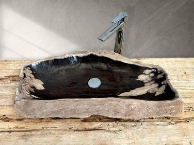 VASQUE DE BAIN EN BOIS FOSSILISE TOULOUSE