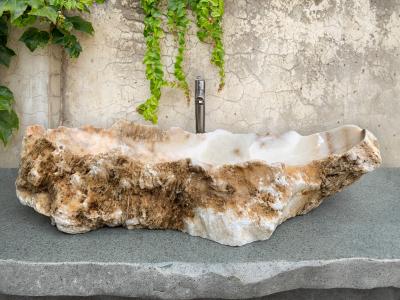 NATURAL STONE SINK GLAM