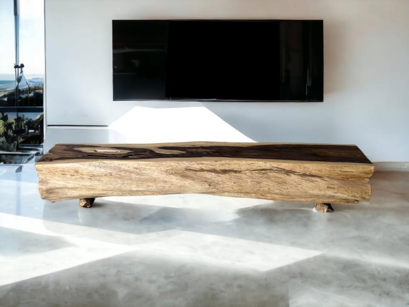 Mueble TV de Madera Pulida Piero - Arrelart