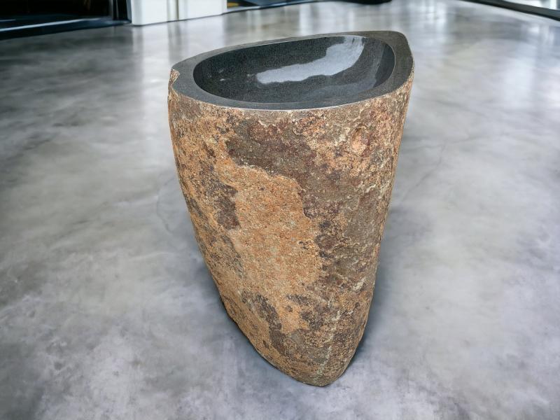 Lavabos Pedestal de Piedra y Madera Petrificada - Arrelart