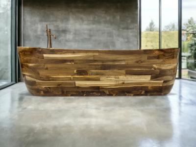 BAIGNOIRE EN BOIS AUTOPORTANTE JEWEL