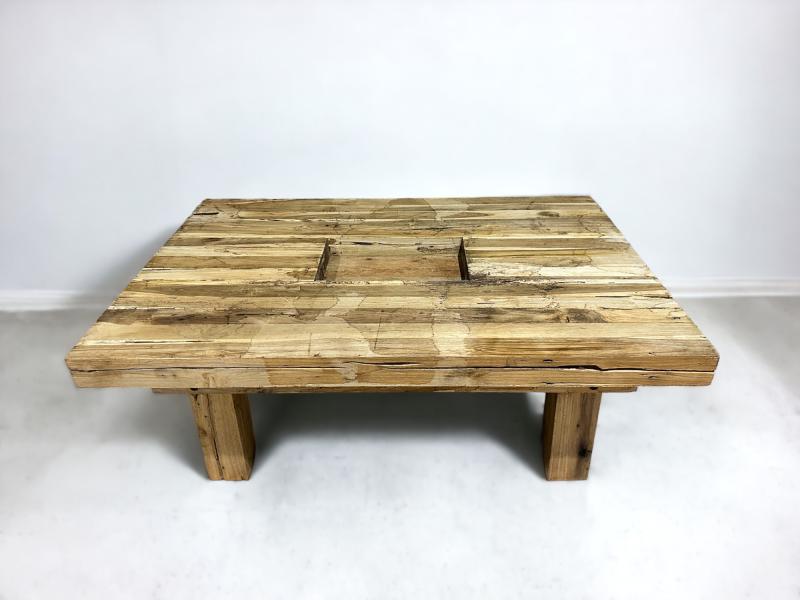 TABLE EN BOIS RECYCLE