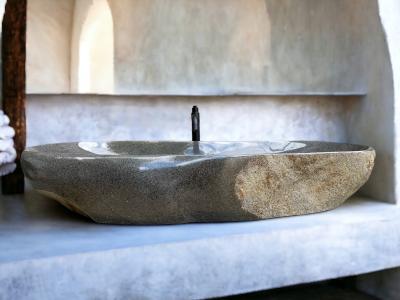 LARGE SINK IN NATURAL STONE LEO