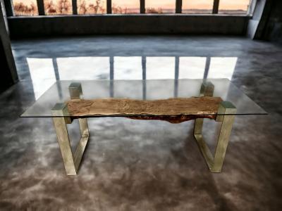 TABLE EN BOIS DE LITCHI SCULPTE