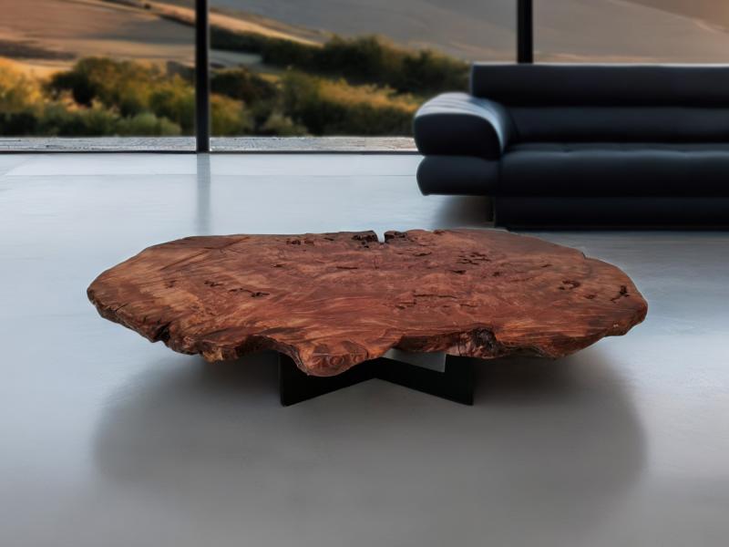 EXOTIC WOOD COFFEE TABLE ROUGE