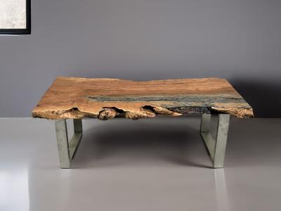 MESA MADERA NATURAL DE LICHI ARAVA