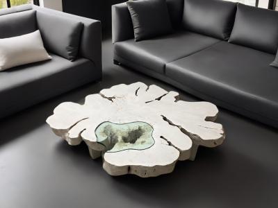 TABLE BASSE BLANCHE