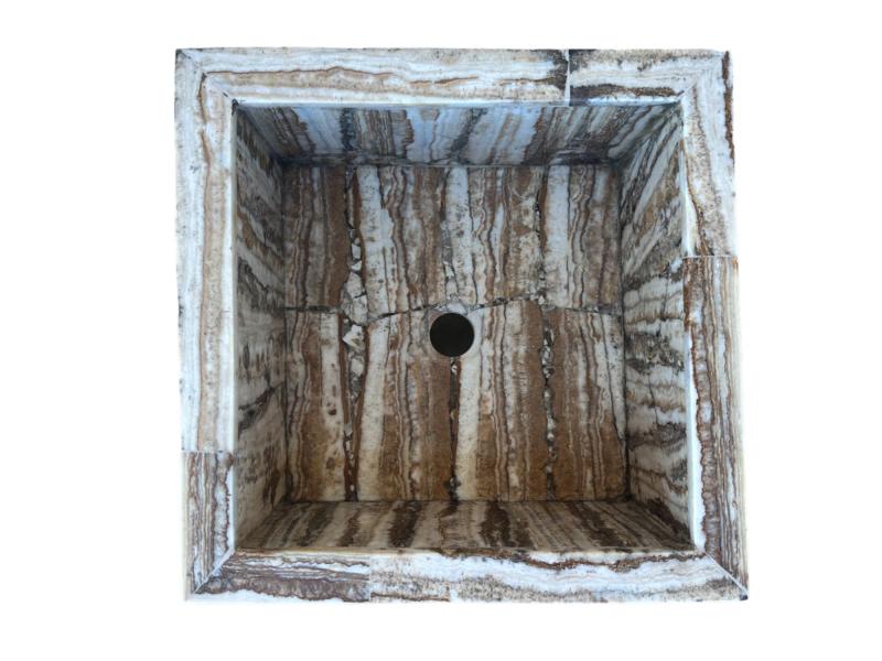 Detalle Lavabo de Piedra Piamonte