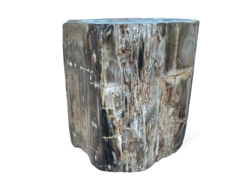 TABURETE DE MADERA PETRIFICADA - CROWN