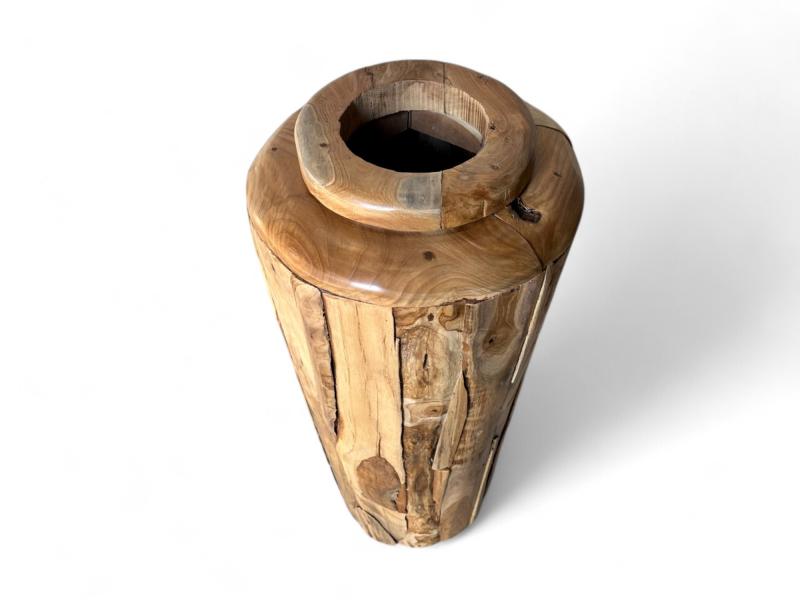 VASO RUSTICO IN LEGNO DI TEAK BELGRADO