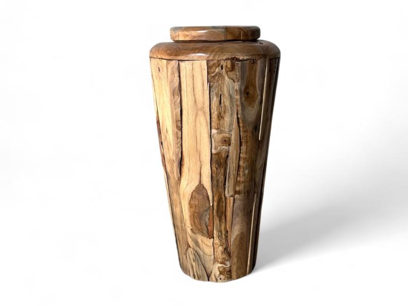 VASO RUSTICO IN LEGNO DI TEAK BELGRADO