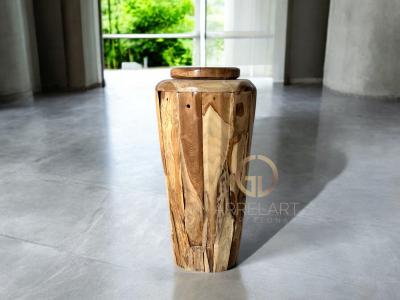 VASO RUSTICO IN LEGNO DI TEAK BELGRADO