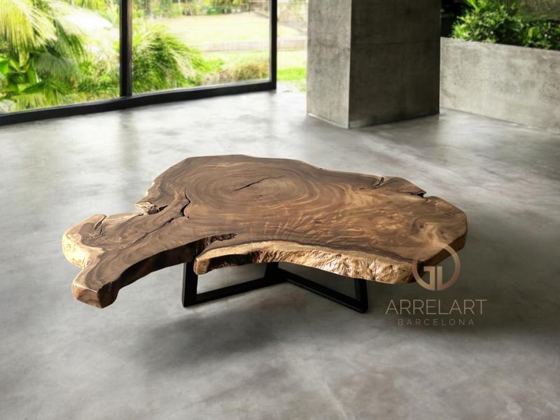 MESA DE CENTRO RÚSTICA DE MADERA TROPICAL SAN MARINO MESA DE CENTRO RÚSTICA DE MADERA TROPICAL SAN MARINO