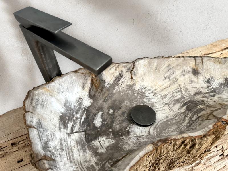 PETRIFIED WOOD SINK BIANCA