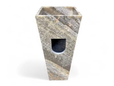 LAVABO TOTEM EN PIERRE ONYX CORINTO
