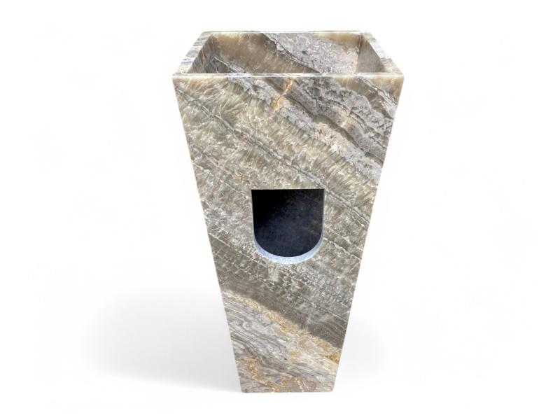LAVABO TOTEM EN PIERRE ONYX CORINTO