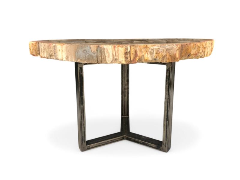 TABLE BASSE EN PIERRE BRUNE SOHO