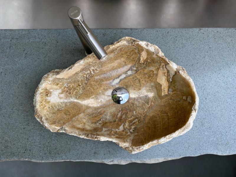 BROWN STONE SINK BEAUNE