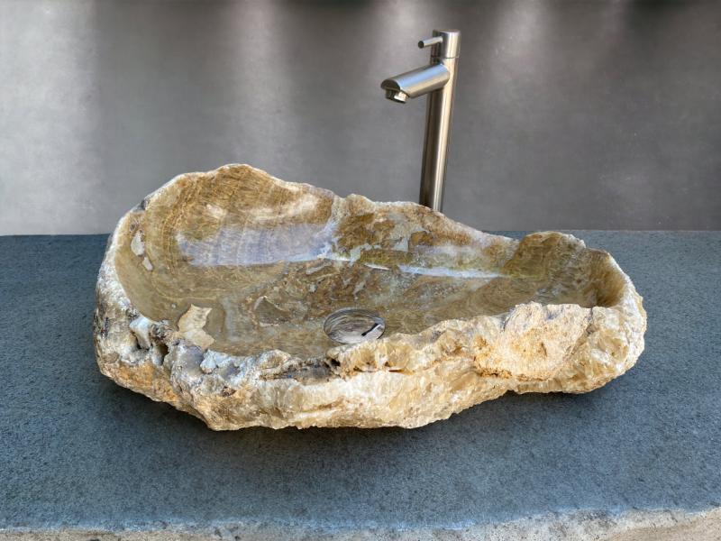 BROWN STONE WASHBASIN BEAUNE