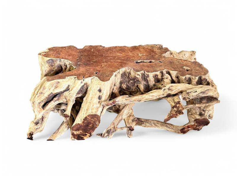 COMPRAR MESA DE CENTRO DE MADERA RUSTICA SANDRINE