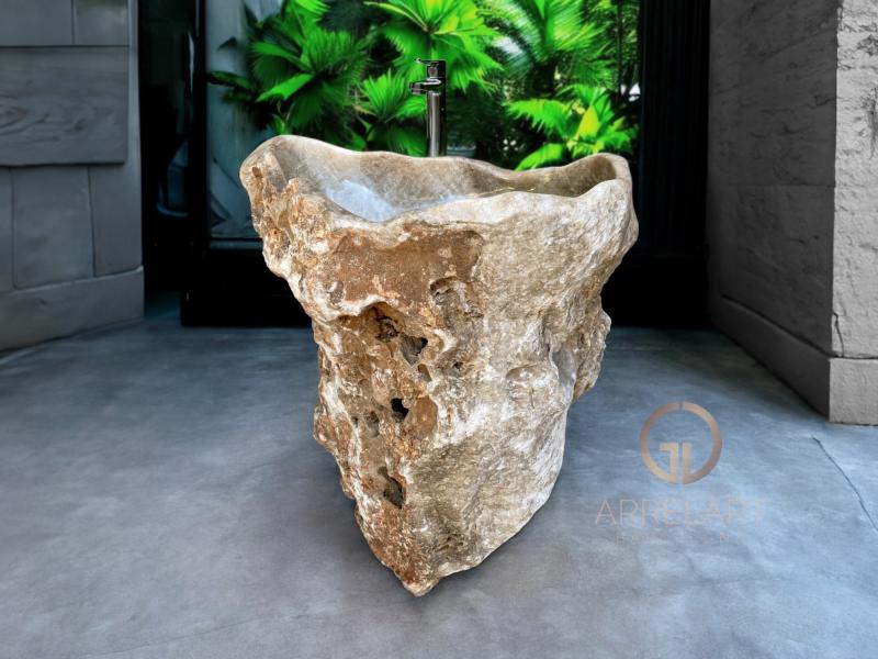 LAVABO DE PIEDRA RUSTICO EN COLUMNA VENCE LAVABO DE PIEDRA RUSTICO EN COLUMNA VENCE