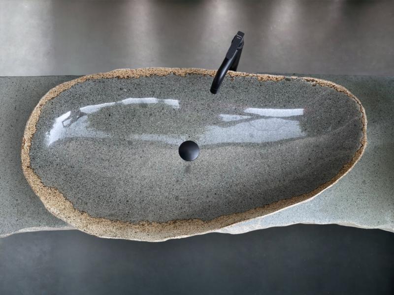 EXKLUSIVER STEIN-WASCHTISCH GROTTOLE