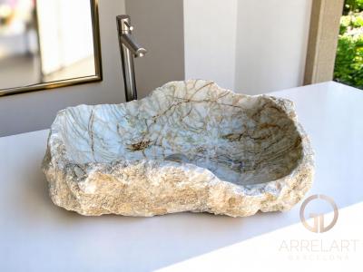 LAVABO DE MARMOL ESTILO NORDICO APOLO