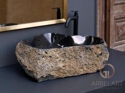 LAVABO DE PEDRA DE LAVA CHACANA