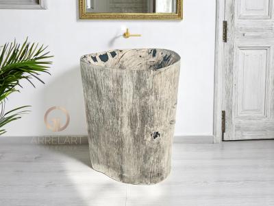 LAVABO EXEMPT DE FUSTA PETRIFICADA MASSISSA OLBIA