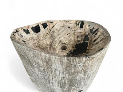 SOCKELWASCHTISCH AUS VERSTEINERTEM HOLZ OLBIA
