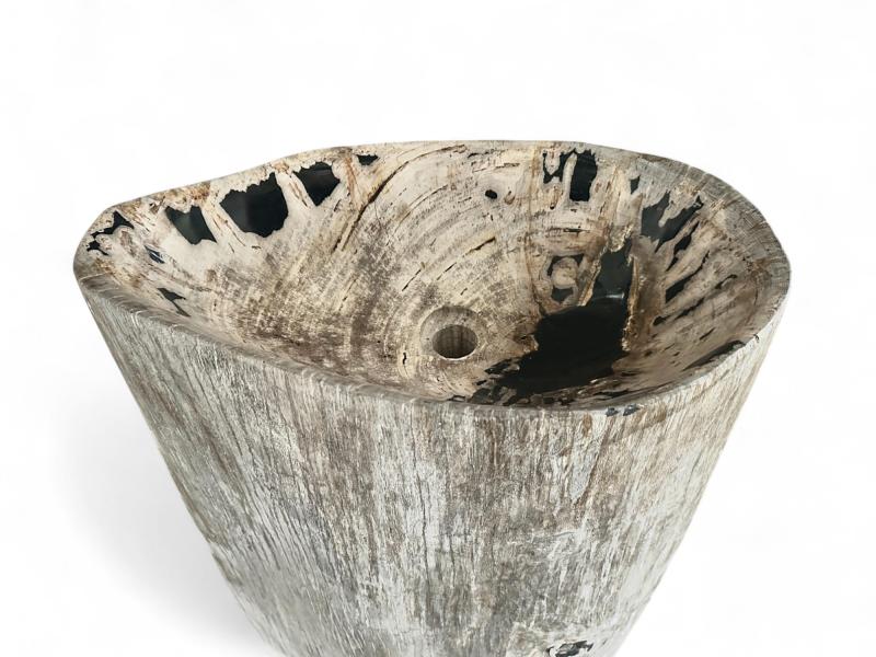 SOCKELWASCHTISCH AUS VERSTEINERTEM HOLZ OLBIA