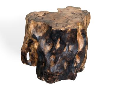 SGABELLO RUSTICO IN LEGNO MASSELLO KINABALU