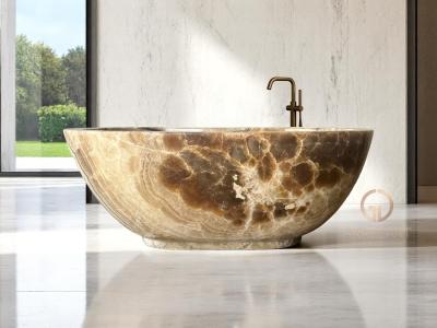 FREESTANDING STONE BATHTUB SARDINIA