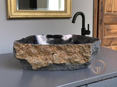 LAVA STONE WASHBASIN MAUNA