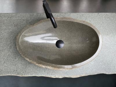 Comprar Lavabo de Piedra Gris - LUSSO