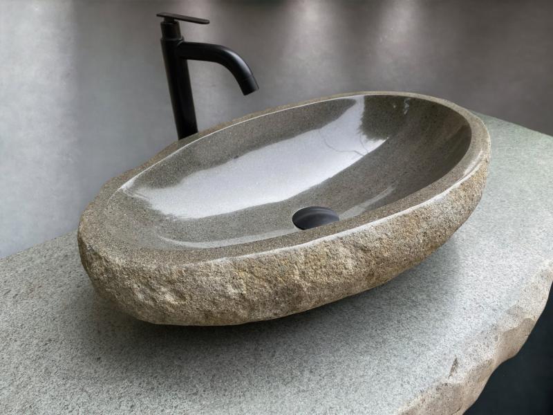 Lavabo de Piedra Gris - LUSSO
