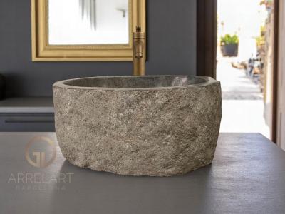 LAVABO DE PIEDRA GRIS MARSHALL