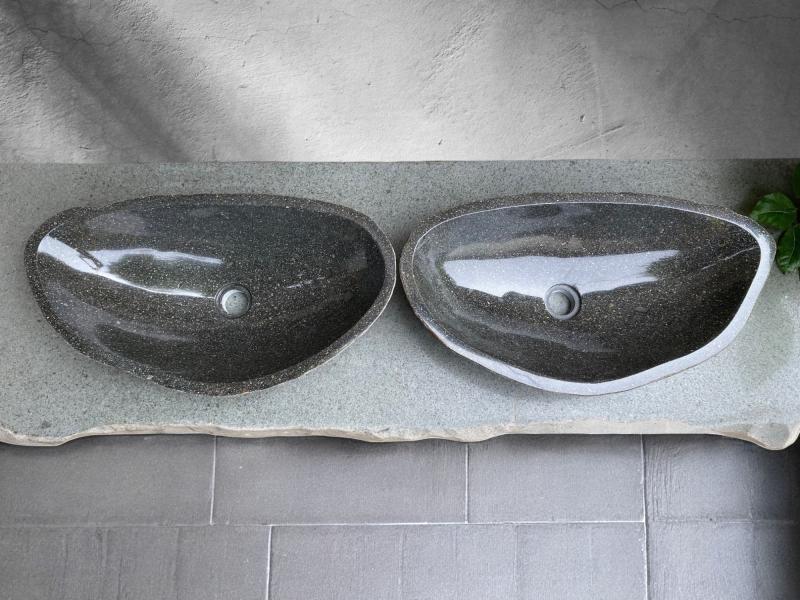 BUY SET WASHBASIN RIVER STONE DORIAN