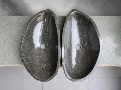 ZWEI WASCHBECKEN AUS STEIN - DORIAN