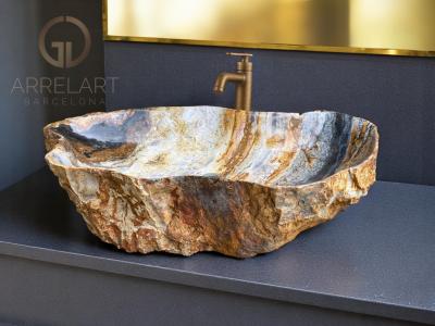 PREMIUM WASHBASIN IN NATURAL STONE PORTONOVO