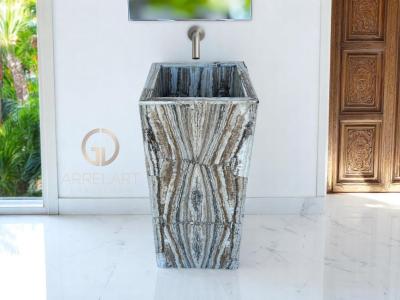 LAVABO TOTEM PIEDRA DE ONIX PIAMONTE