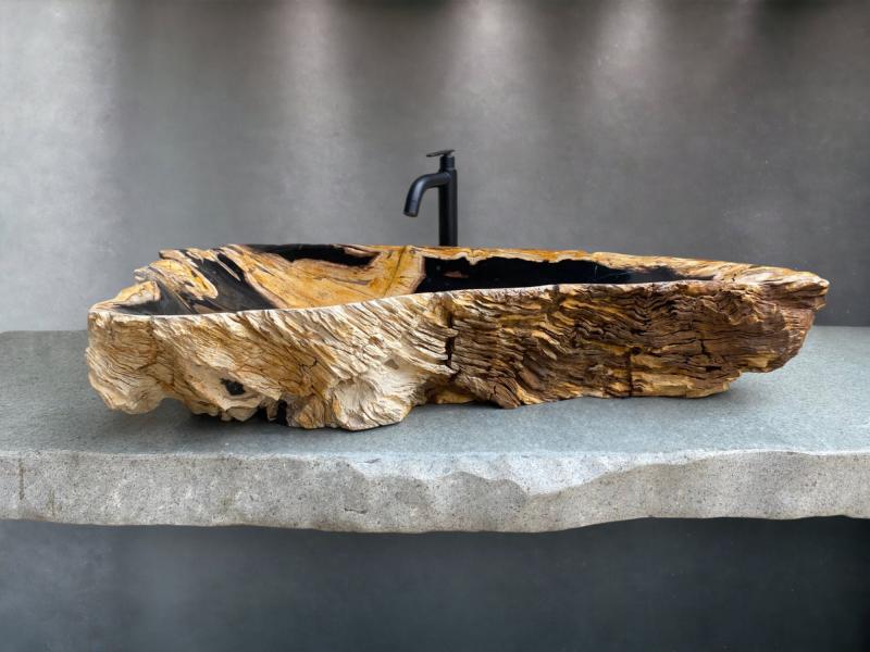 STONE WASHBASIN NATURAL COLORS LOUVRE