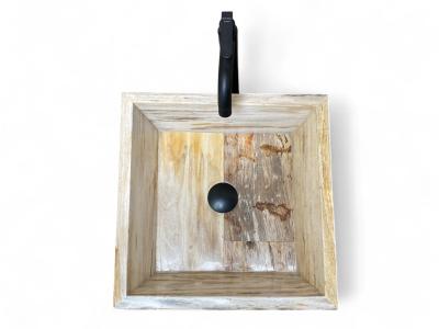 LAVABO CUADRADO DE PIEDRA IVORY
