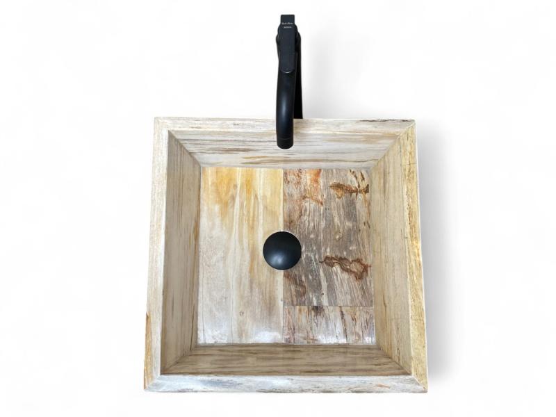 LAVABO CUADRADO DE PIEDRA IVORY